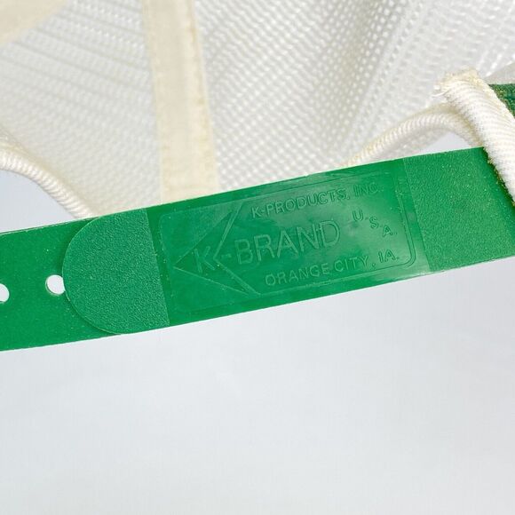 Vintage NK Northrup King Green K-Brand Snapback Trucker Hat Mesh (H3) - Picture 7 of 10